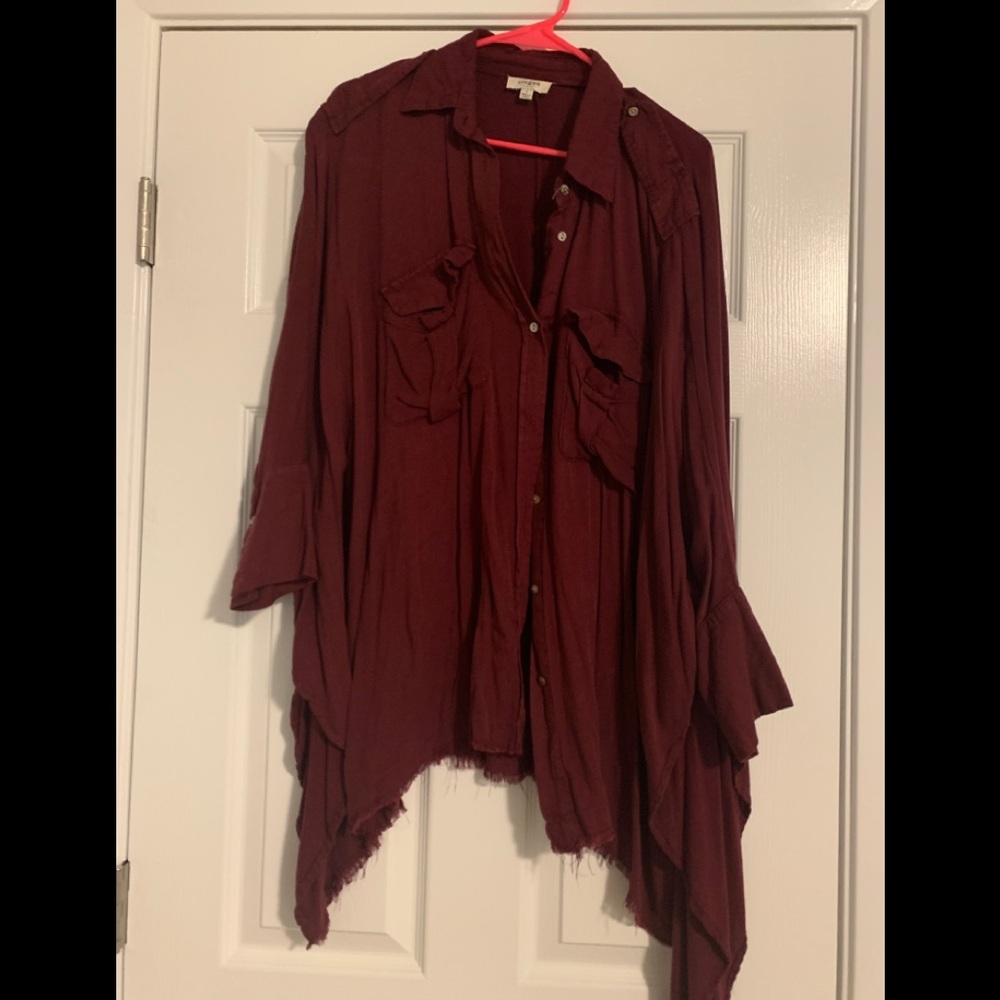 Batwing style top